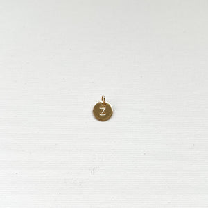 CHOOSE YOUR LETTER CHARMS - 14k Gold Filled