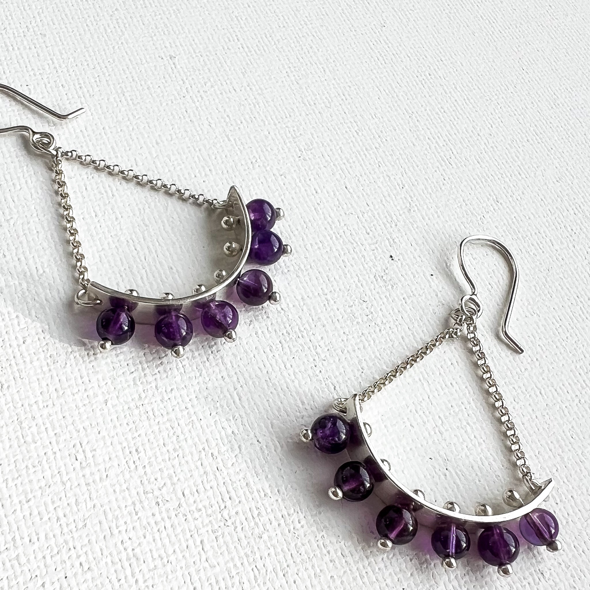 Balance - Flor Earrings - Amethyst