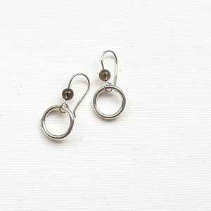 Balance x Dangle Earrings Silver  (CLICK TO CHOOSE YOUR COLOR)