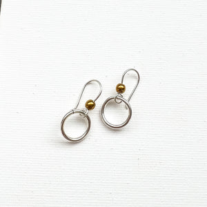 Balance x Dangle Earrings Silver  (CLICK TO CHOOSE YOUR COLOR)