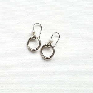 Balance x Dangle Earrings Silver  (CLICK TO CHOOSE YOUR COLOR)