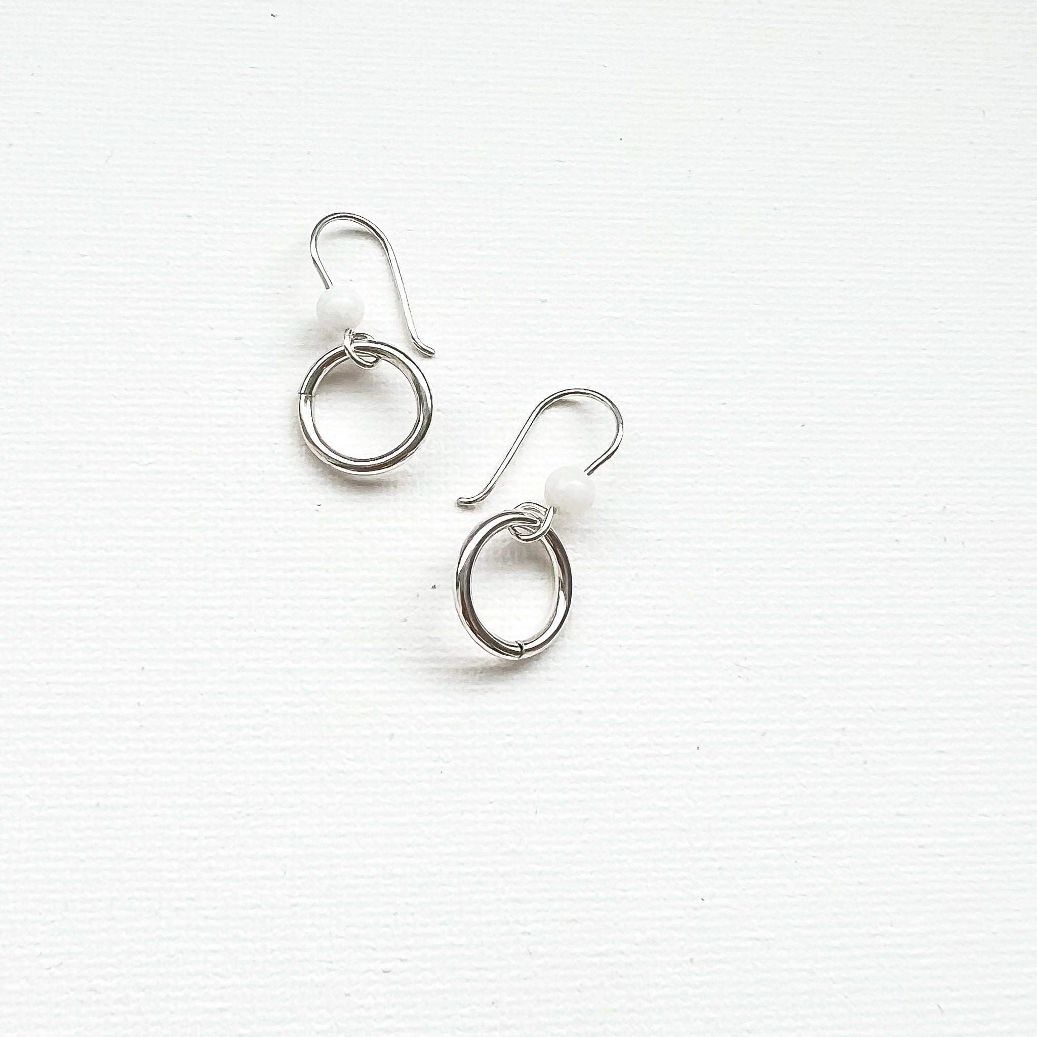 Balance x Dangle Earrings Silver  (CLICK TO CHOOSE YOUR COLOR)