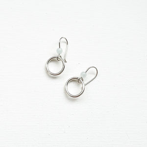 Balance x Dangle Earrings Silver  (CLICK TO CHOOSE YOUR COLOR)