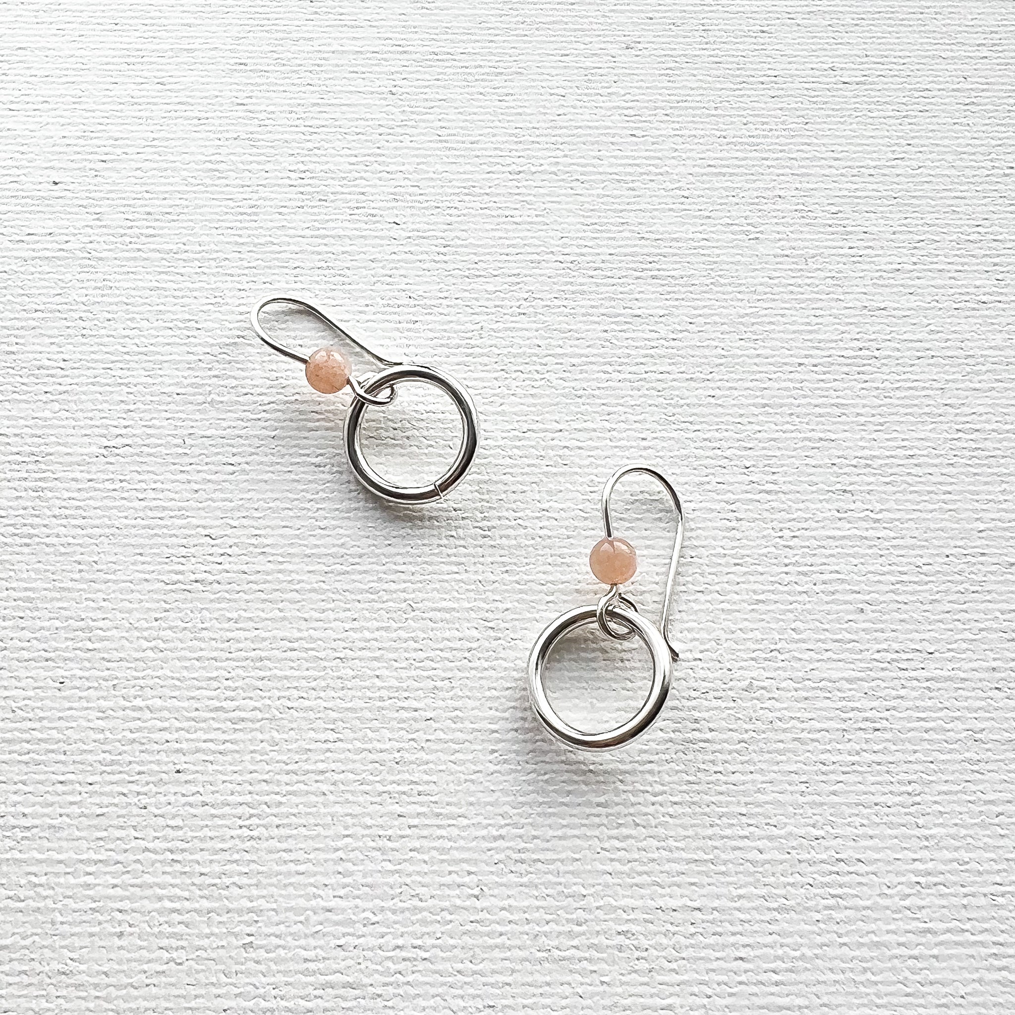 Balance x Dangle Earrings Silver  (CLICK TO CHOOSE YOUR COLOR)