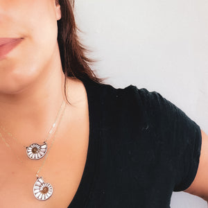 OOAK - Ammonite Necklace . 2