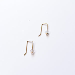 Balance x Mini Earrings Gold  (CLICK TO CHOOSE YOUR COLOR)
