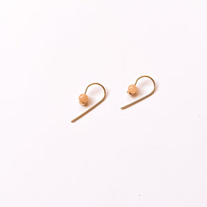 Balance x Hook Earrings Gold  (CLICK TO CHOOSE YOUR COLOR)