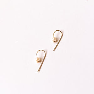 Balance x Hook Earrings Gold  (CLICK TO CHOOSE YOUR COLOR)