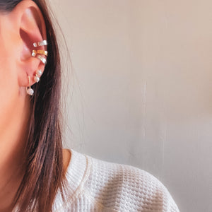 Balance x Mini Earrings Gold  (CLICK TO CHOOSE YOUR COLOR)