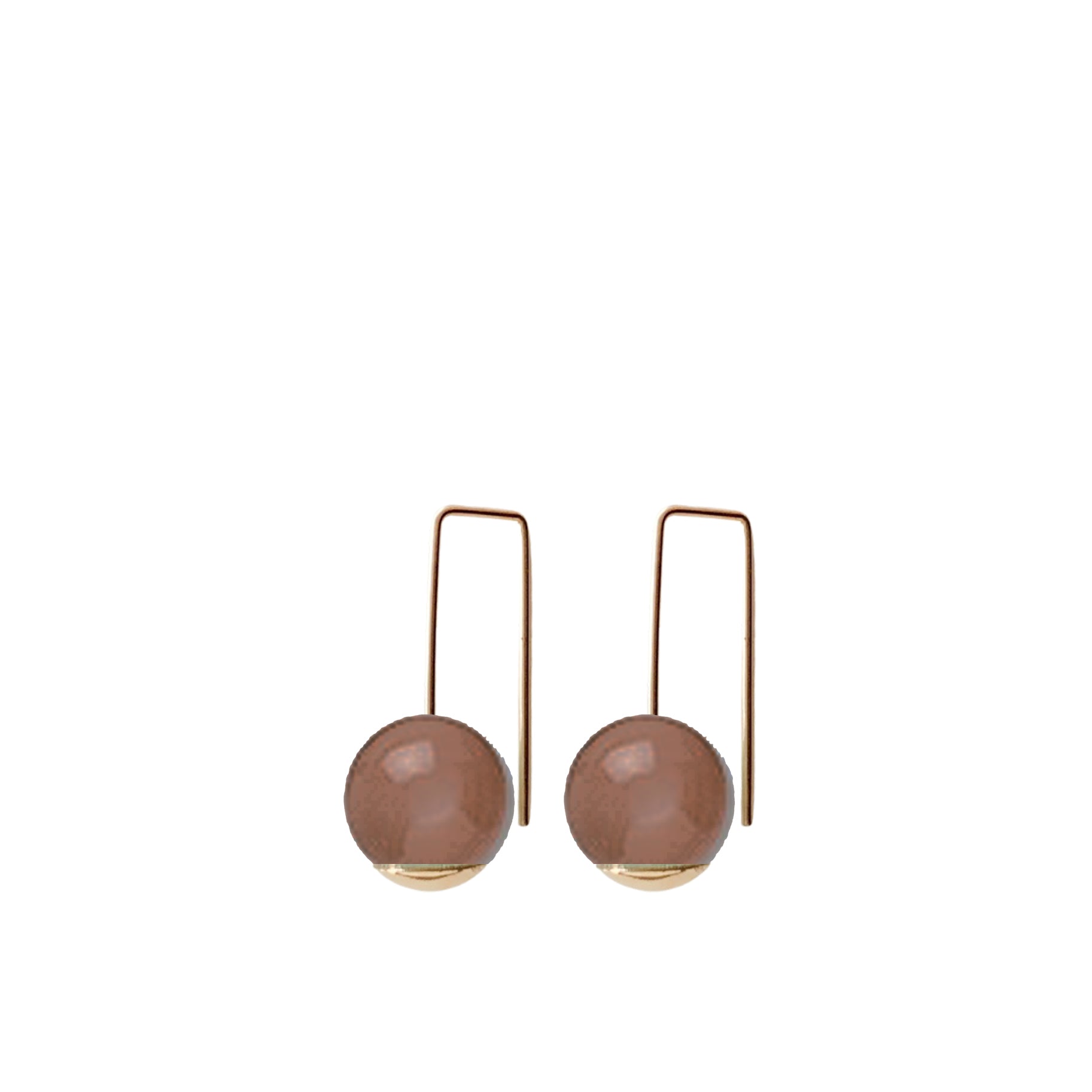Balance Peach MoonStone - CLICK TO CHOOSE (short or long) (Gold filled 14k or Sterling)