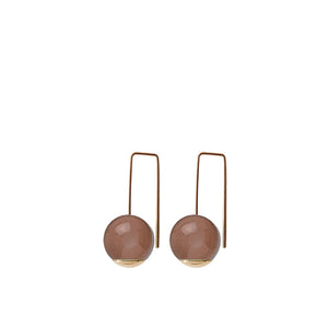 Balance Peach MoonStone - CLICK TO CHOOSE (short or long) (Gold filled 14k or Sterling)